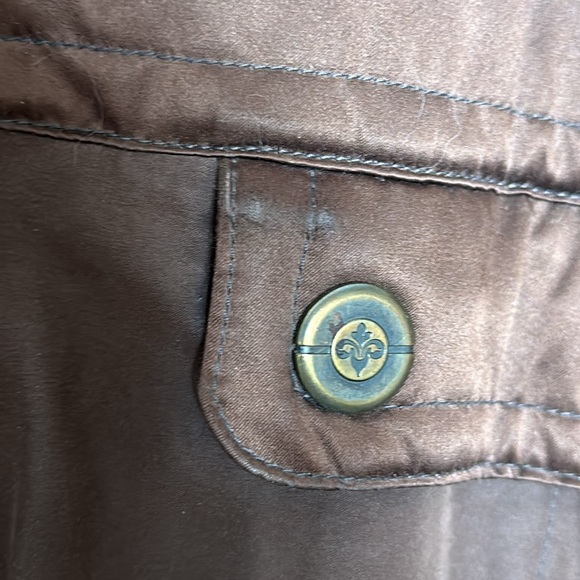 Nils Brown Ladies Ski Jacket/Size 12 /Hidden hood/Sherpa Collar - Picture 16 of 16